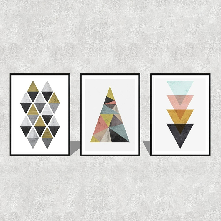 现代装饰-三角多形