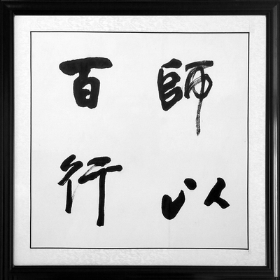 潇洒书法-百师